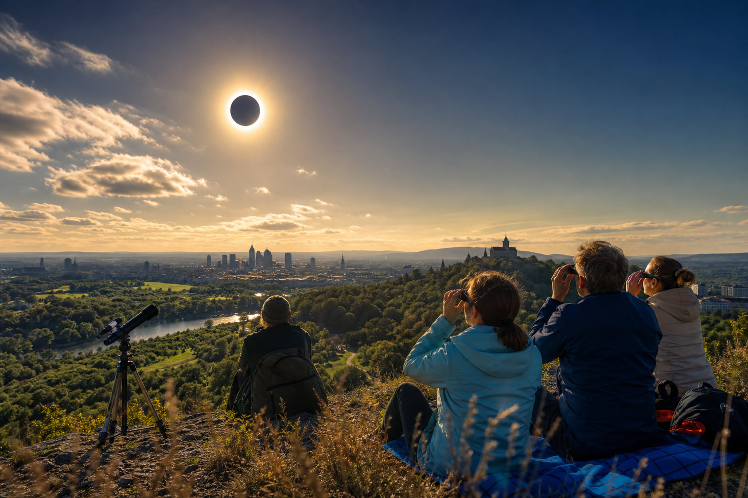 Sonnenfinsternis in Hessen: Wetter „gut bis sehr gut" – das Update!