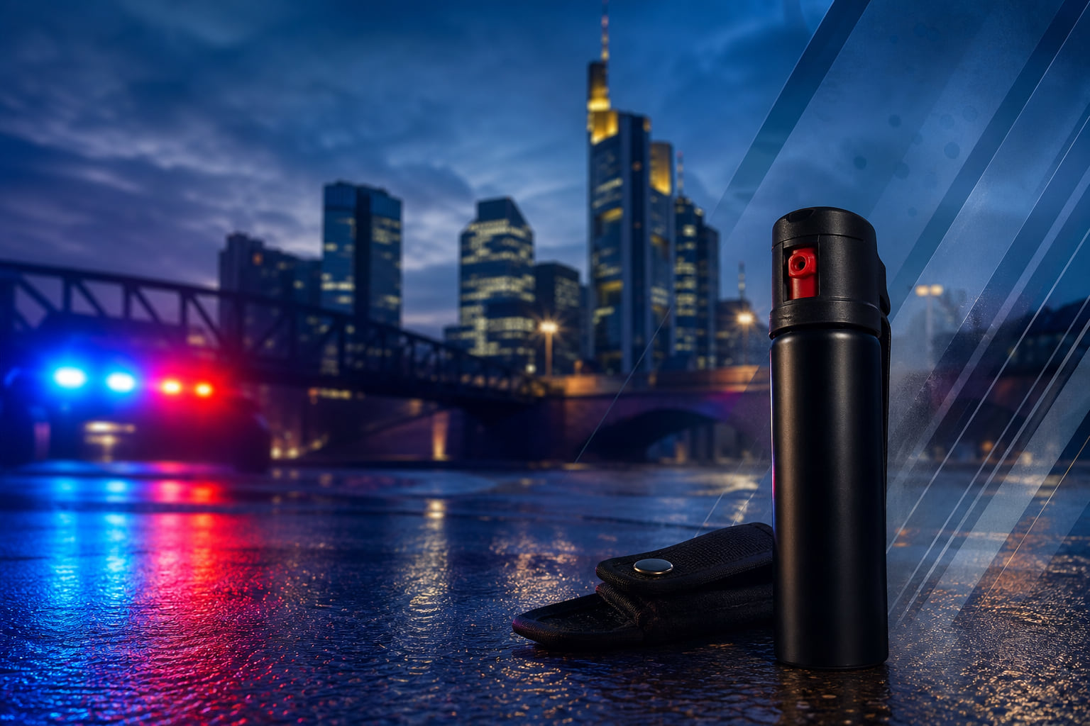 Pfefferspray-Attacke auf Polizisten in Frankfurt: 22-Jähriger festgenommen