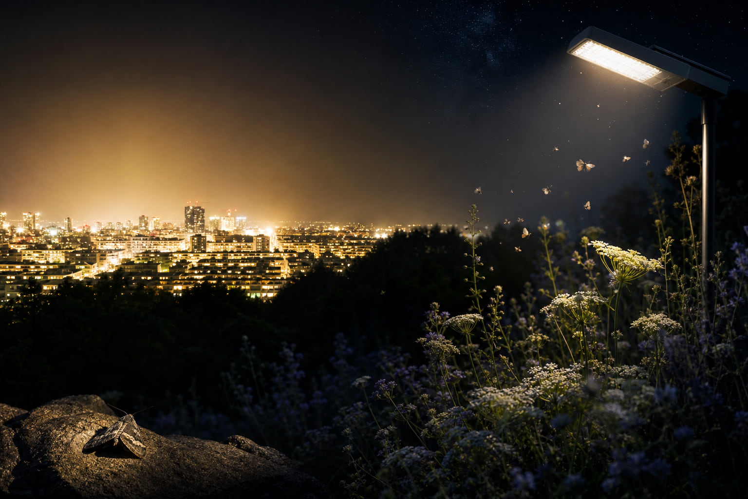 Hell wie die Nacht: Wie unser Kunstlicht die Natur belastet