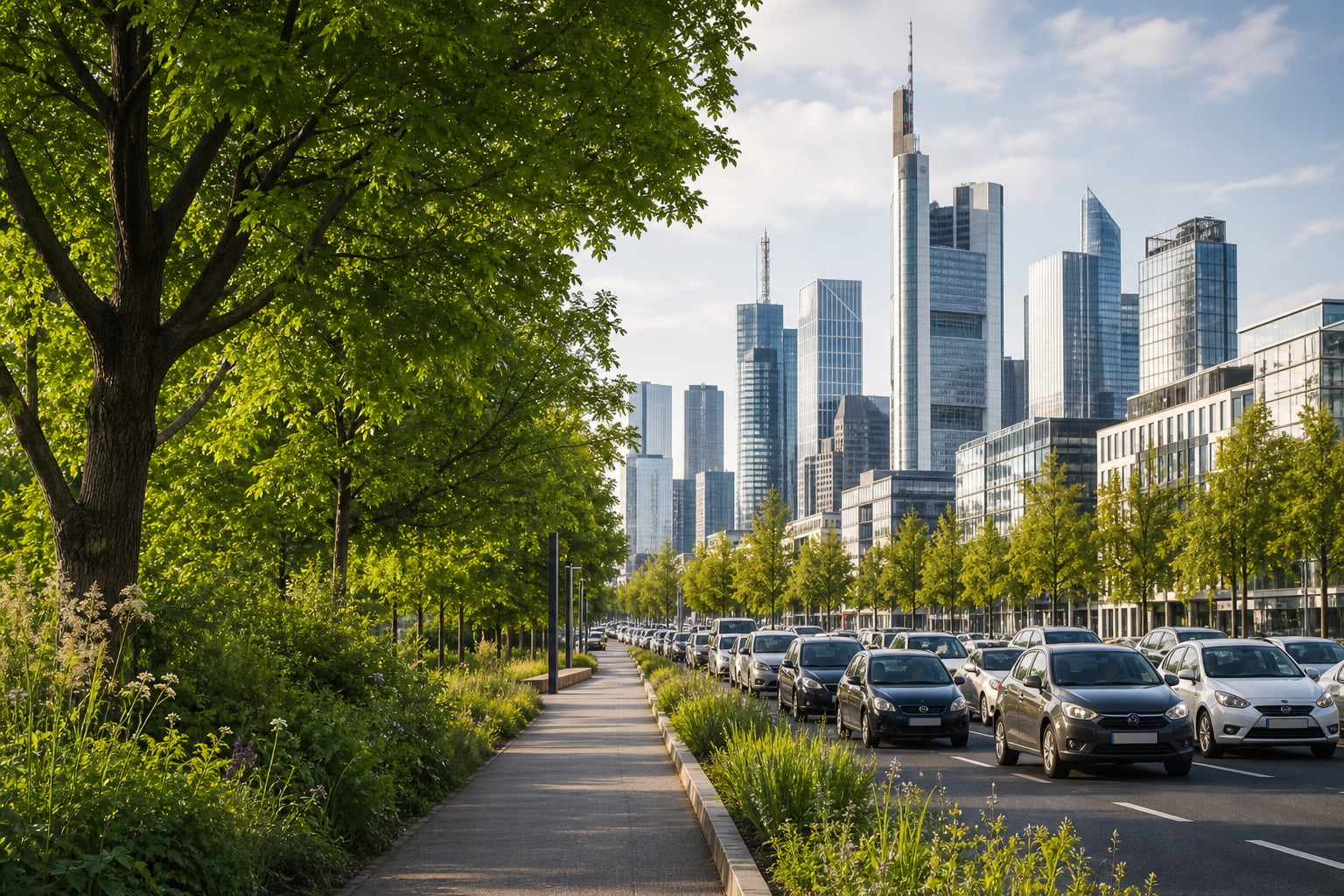 Grüneres Frankfurt: Bürgerbegehren kämpft für mehr Bäume und weniger Autos
