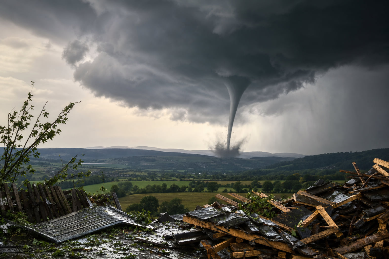 Tornado über Hessen bestätigt: Schlitz trifft es mit Stärke F3