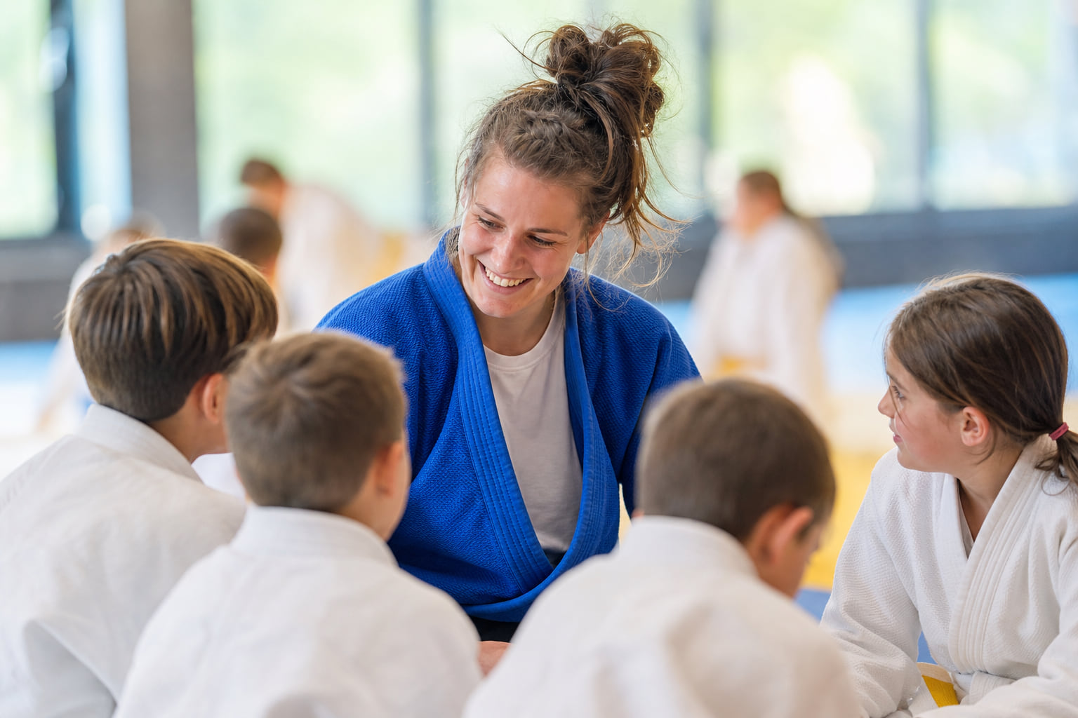 43. Judo-Sommerschule in Nieder-Roden: Weltmeisterin Anna Maria Wagner trainiert den Nachwuchs