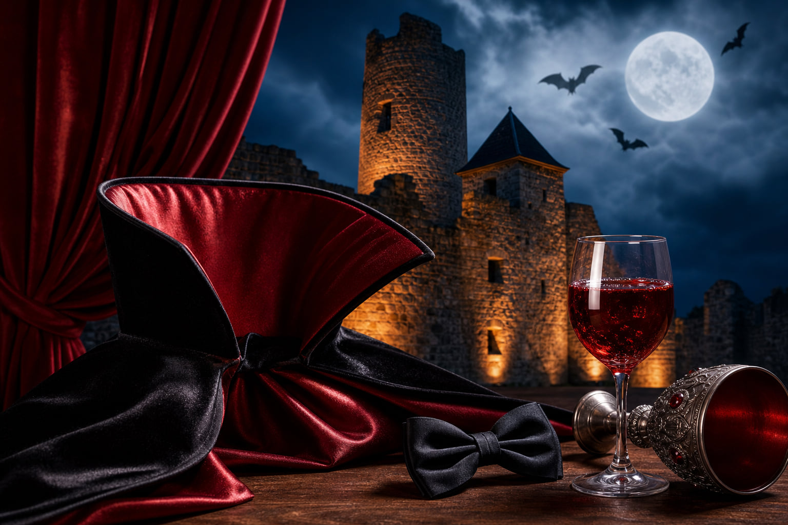 Dracula auf der Burg Hayn: Das Burgtheater Dreieichenhain bringt den Vampir zum Lachen