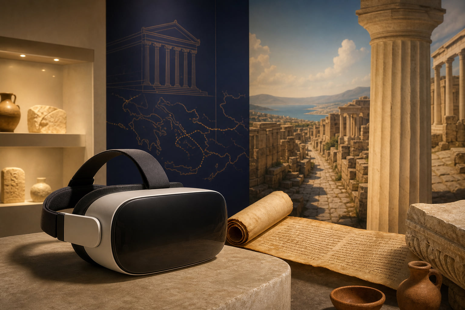 VR-Brille an und ab ins erste Jahrhundert: Das Bibelmuseum Frankfurt macht Geschichte erlebbar!
