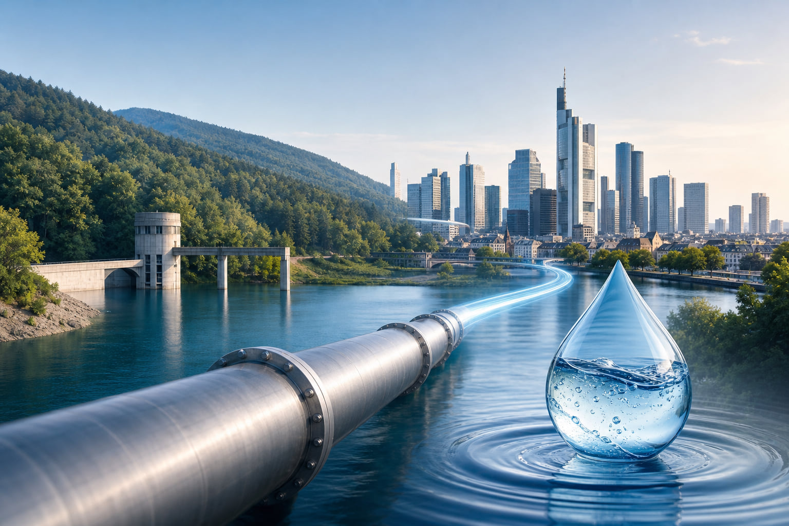 Frankfurt zapft neue Wasserquelle an – Entlastung für den Vogelsberg geplant