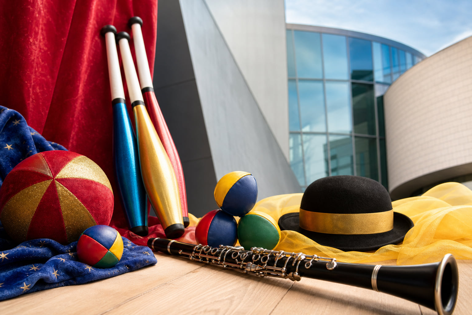 Zirkus-Workshop für Kinder: Jonglieren & Klezmer beim Jüdischen Museum Frankfurt