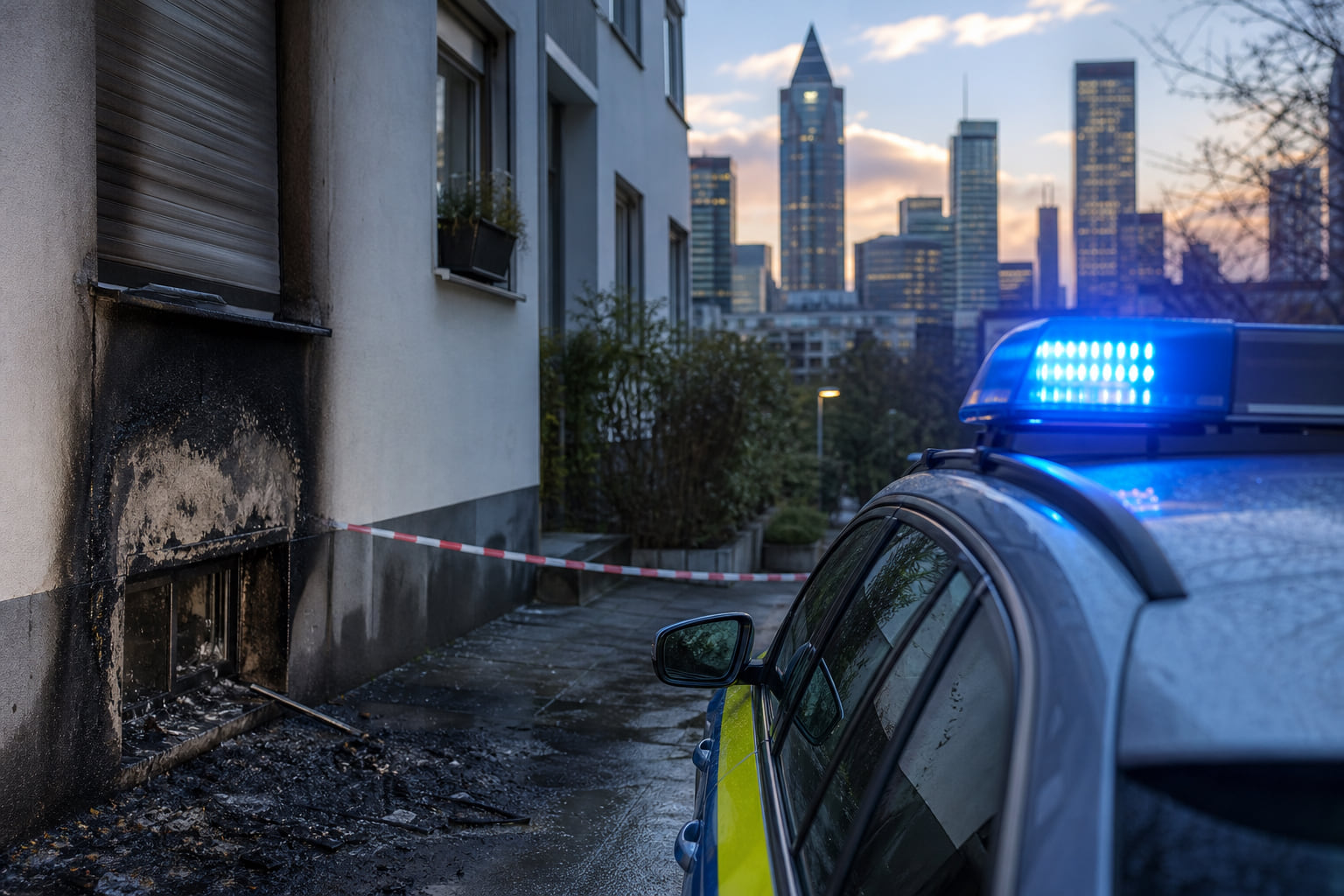 Feuer in Dornbusch: Versuchte Brandstiftung in der Hügelstraße – Polizei sucht Zeugen