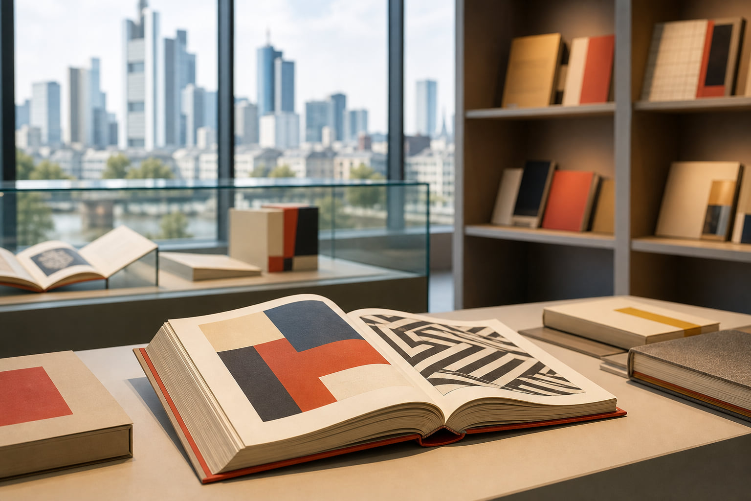 Anfassen erlaubt! 60 Jahre schöne Bücher im Museum Angewandte Kunst Frankfurt