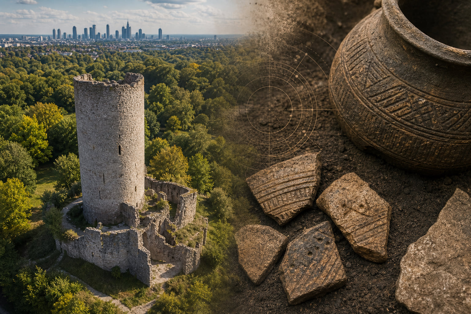 Wow-Fund vor den Toren Frankfurts: Dreieichenhainer Turmburg ist 100 Jahre älter als gedacht!