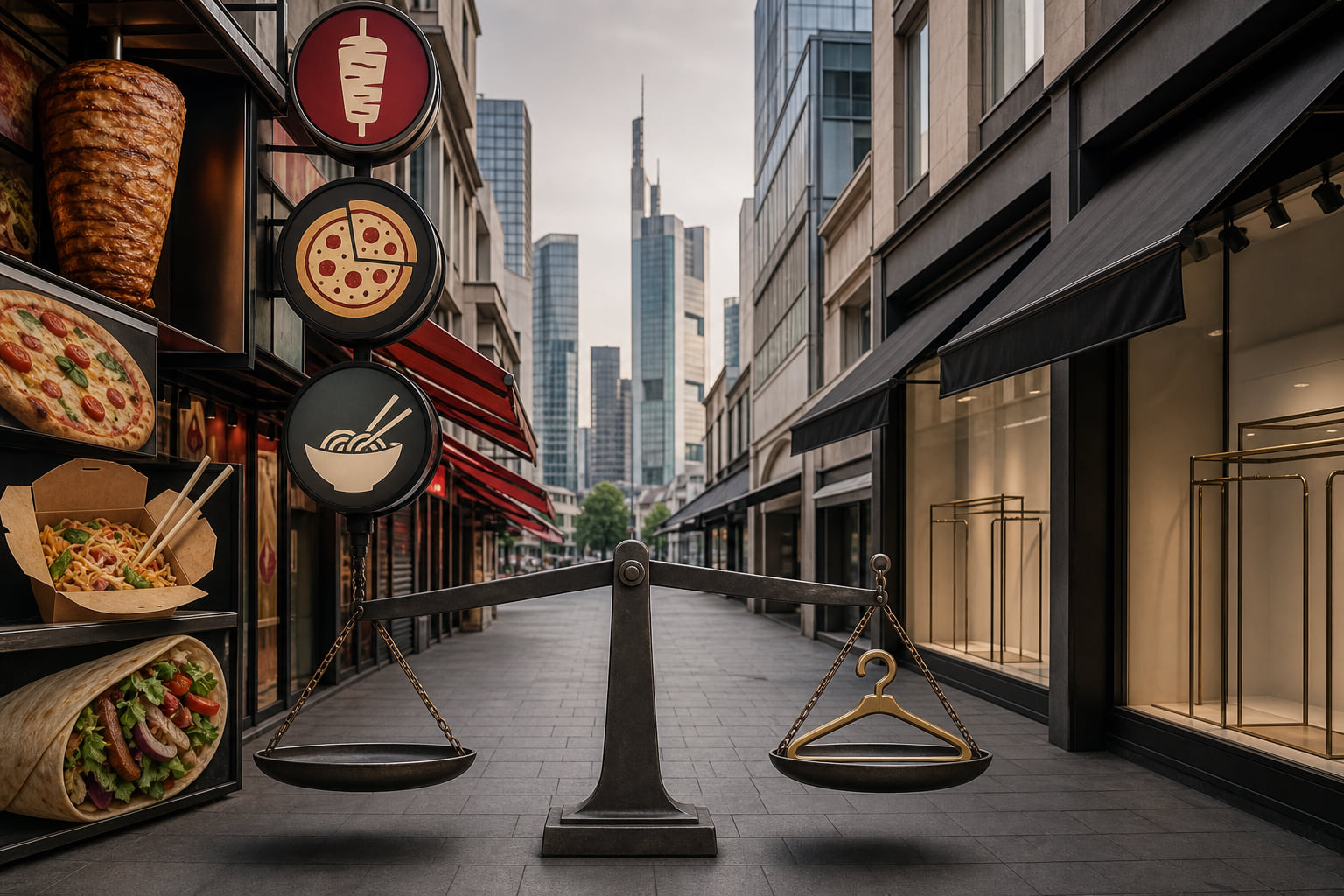 Einzelhandel in Frankfurt unter Druck: Zu viele Dönerläden, zu wenige Boutiquen?