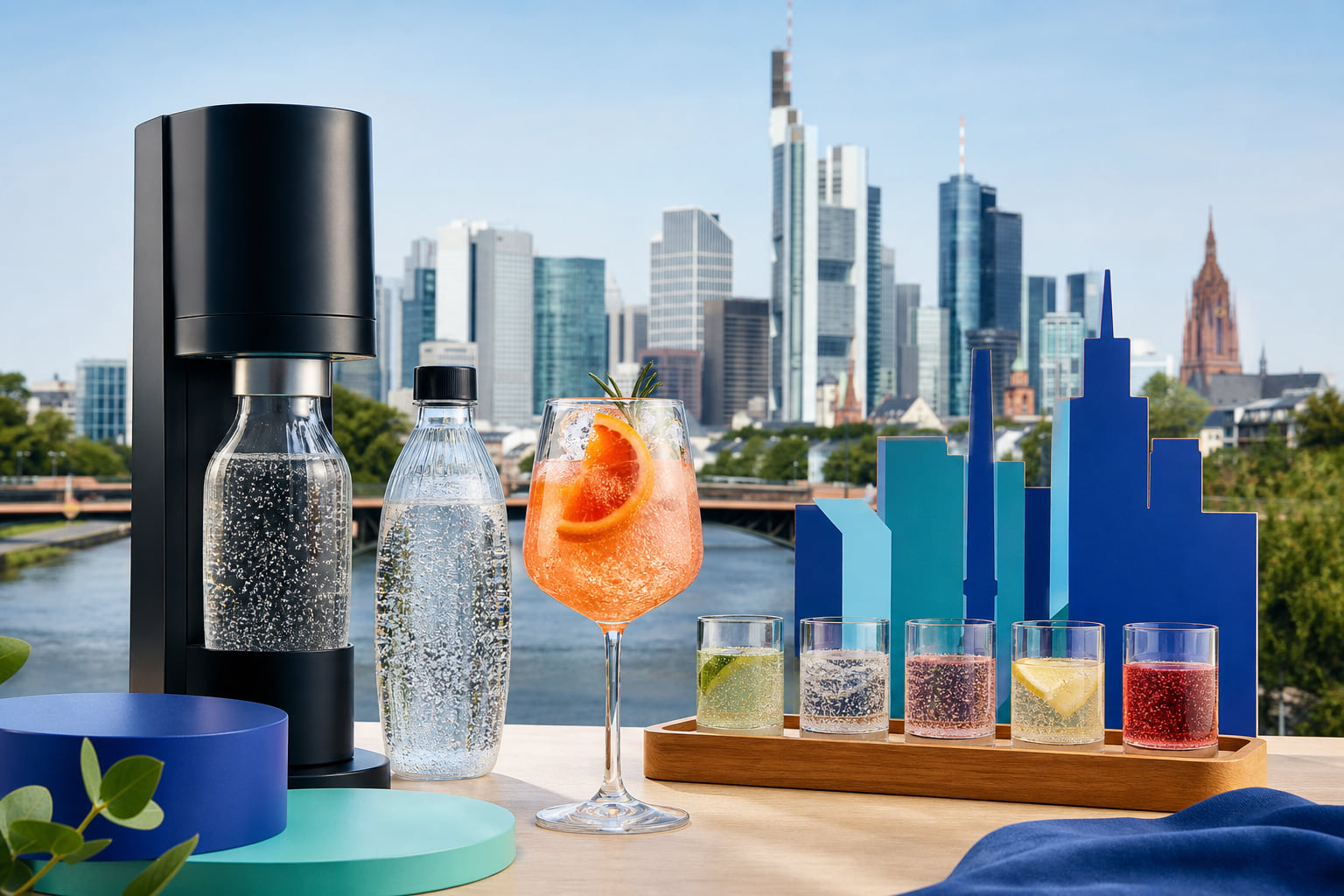 Frankfurt-Spritz und Taste-Challenge: Die Sodastream-Roadshow war in Frankfurt!
