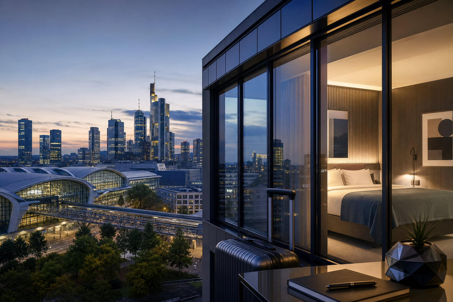 Neu im Europaviertel: Atlantic Hotel Frankfurt eröffnet mit Skyline-Bar und Messe-Anbindung