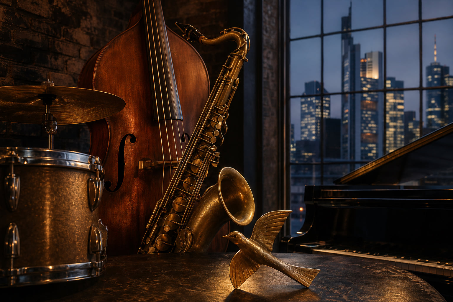 Bebop in Frankfurt: Das Jan-Prax-Quartett ehrt Charlie Parker in der Romanfabrik