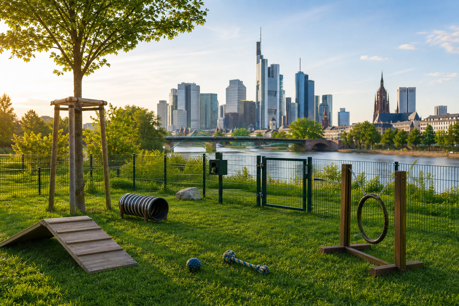 Neue Hundewiese am Mainufer: Frankfurt macht's möglich!
