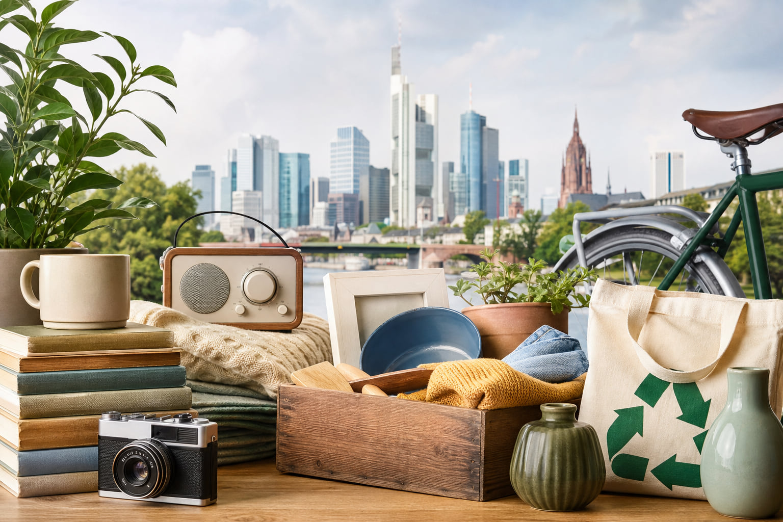 Tauschbörse in Frankfurt: Lokale Initiative setzt ein Zeichen für Solidarität