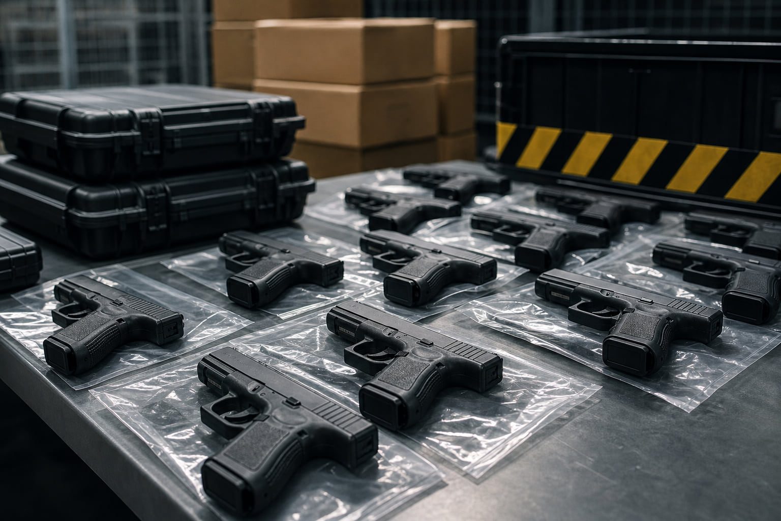 165 gefälschte Glock-Pistolen sichergestellt: Zoll Frankfurt schlägt zu