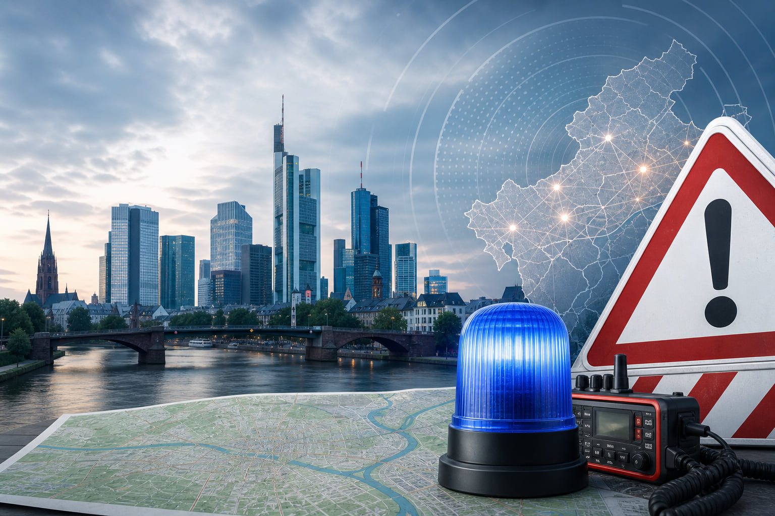 Frankfurt übt den Ernstfall: Große Krisenübung im Stadtgebiet