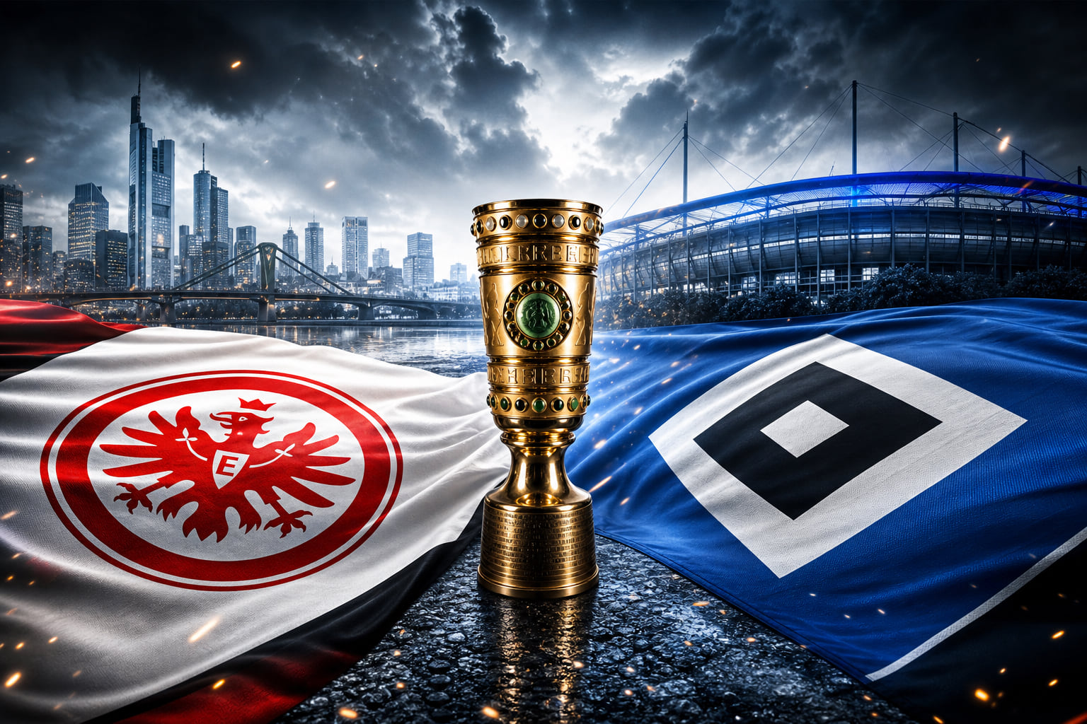 Pokalhammer im Norden: Eintracht will beim HSV nachlegen