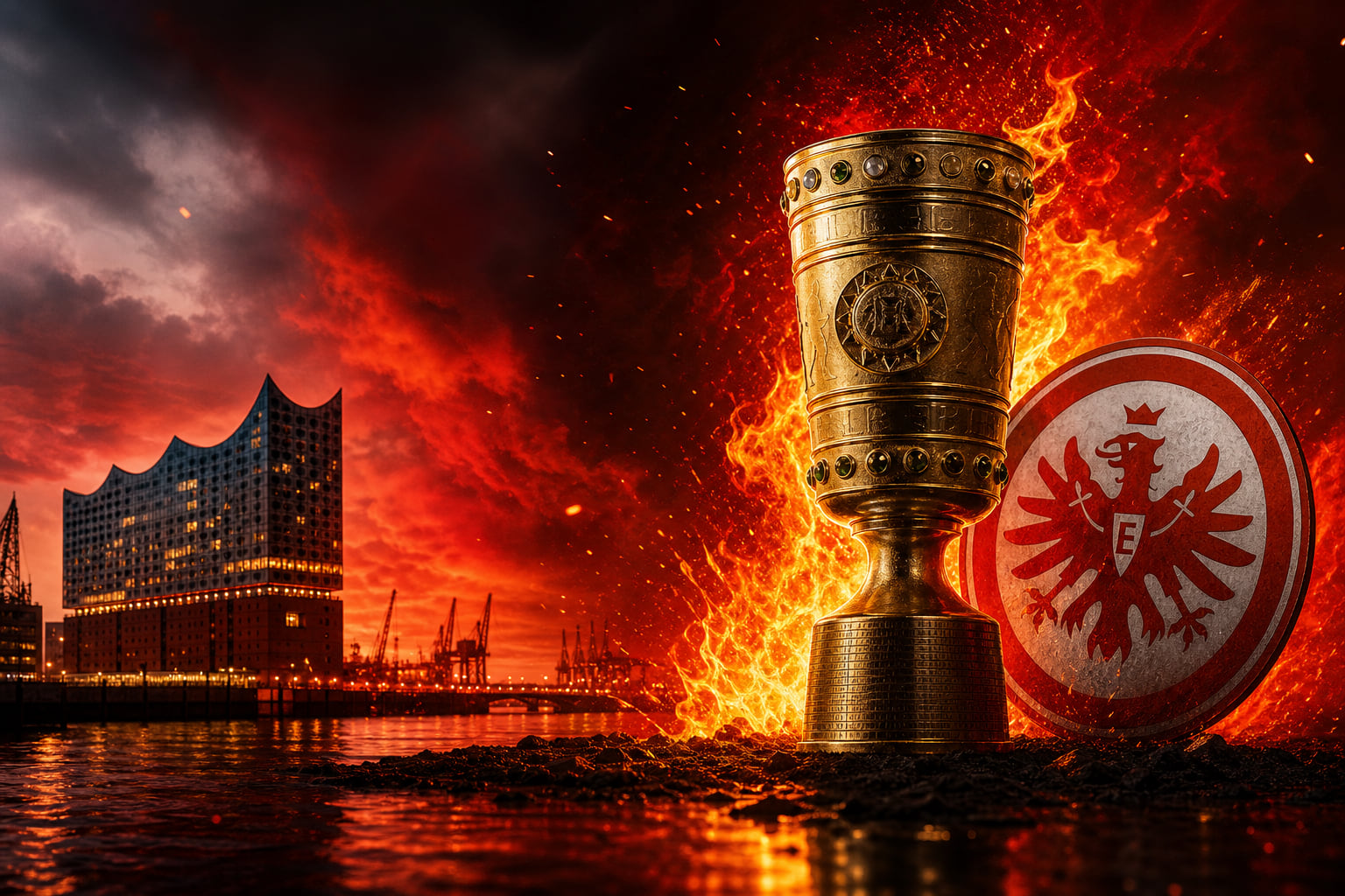 Pokal-Hammer in Hamburg: Die Eintracht ist alle on fire!