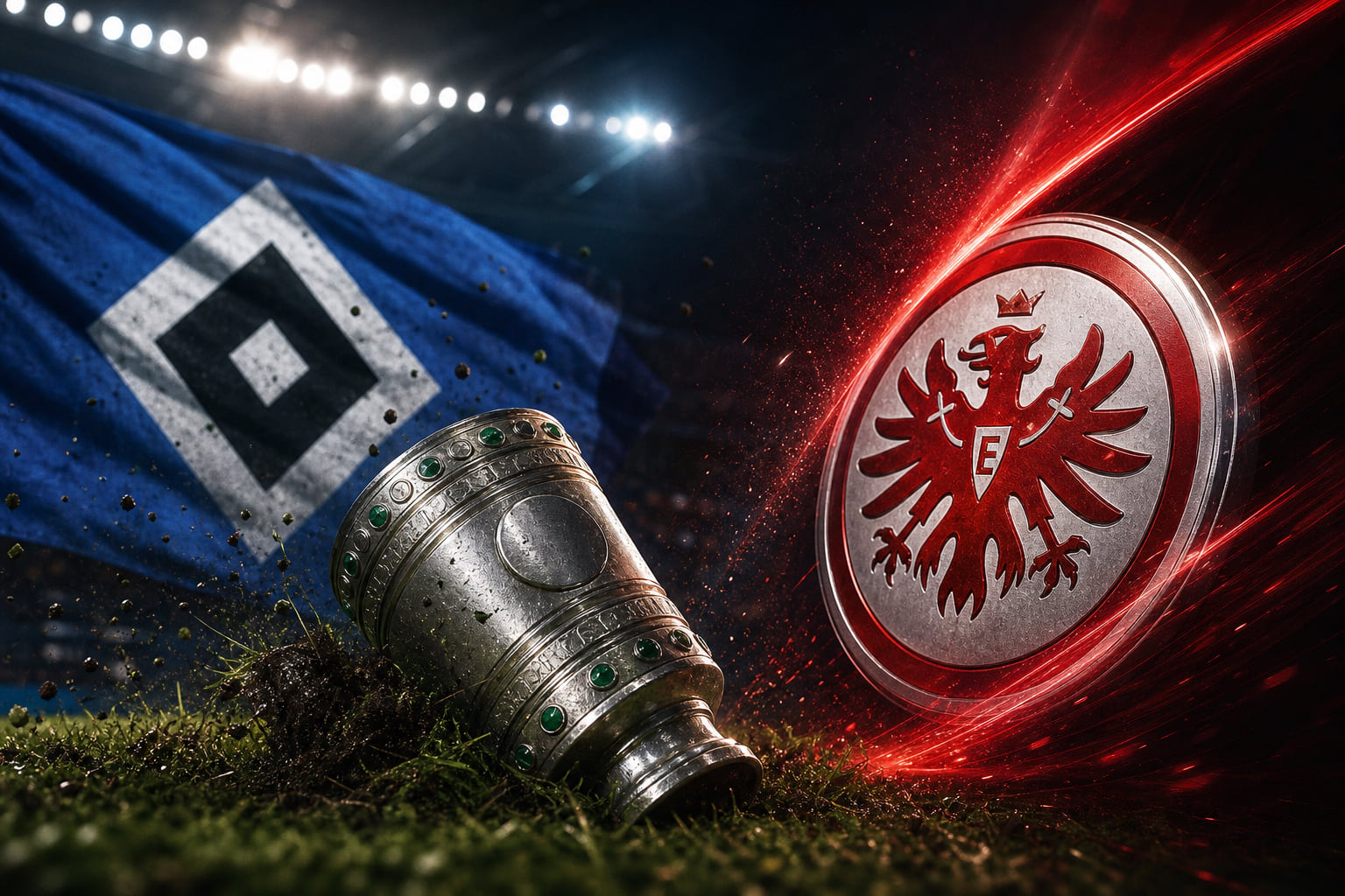 Pokal-Krimi im Volkspark: Eintracht wirft den HSV raus