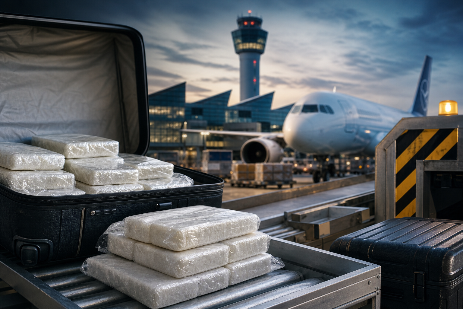 Kokain-Schmuggel am Airport: 590 Kilo-Coup geplatzt