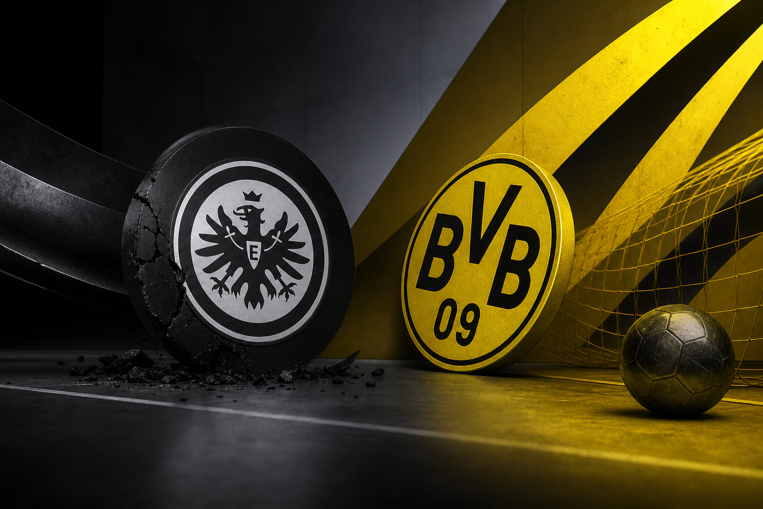 BVB schlägt Eintracht spät: Frankfurt mit Rückstand nach turbulenter Woche