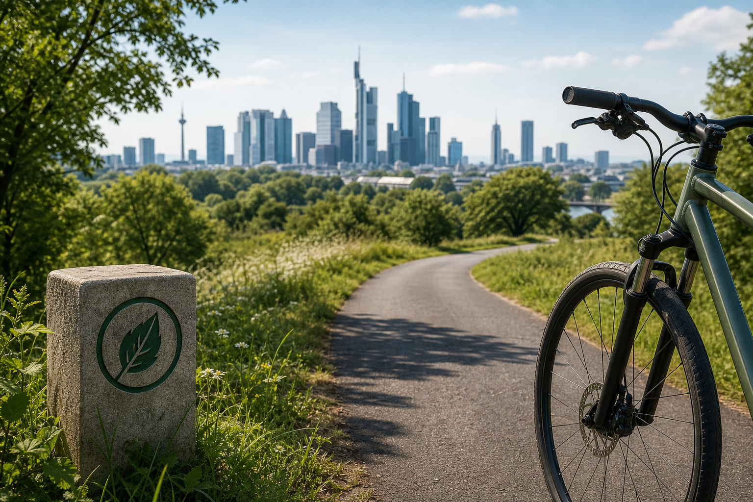 80 Kilometer auf dem Grüngürtel: ADFC radelt rund um Frankfurt