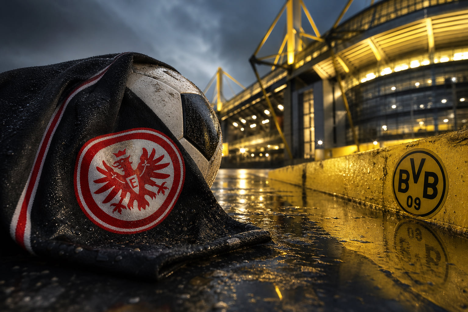 Knappe Pleite im Signal Iduna Park: Eintracht verliert hauchdünn in Dortmund