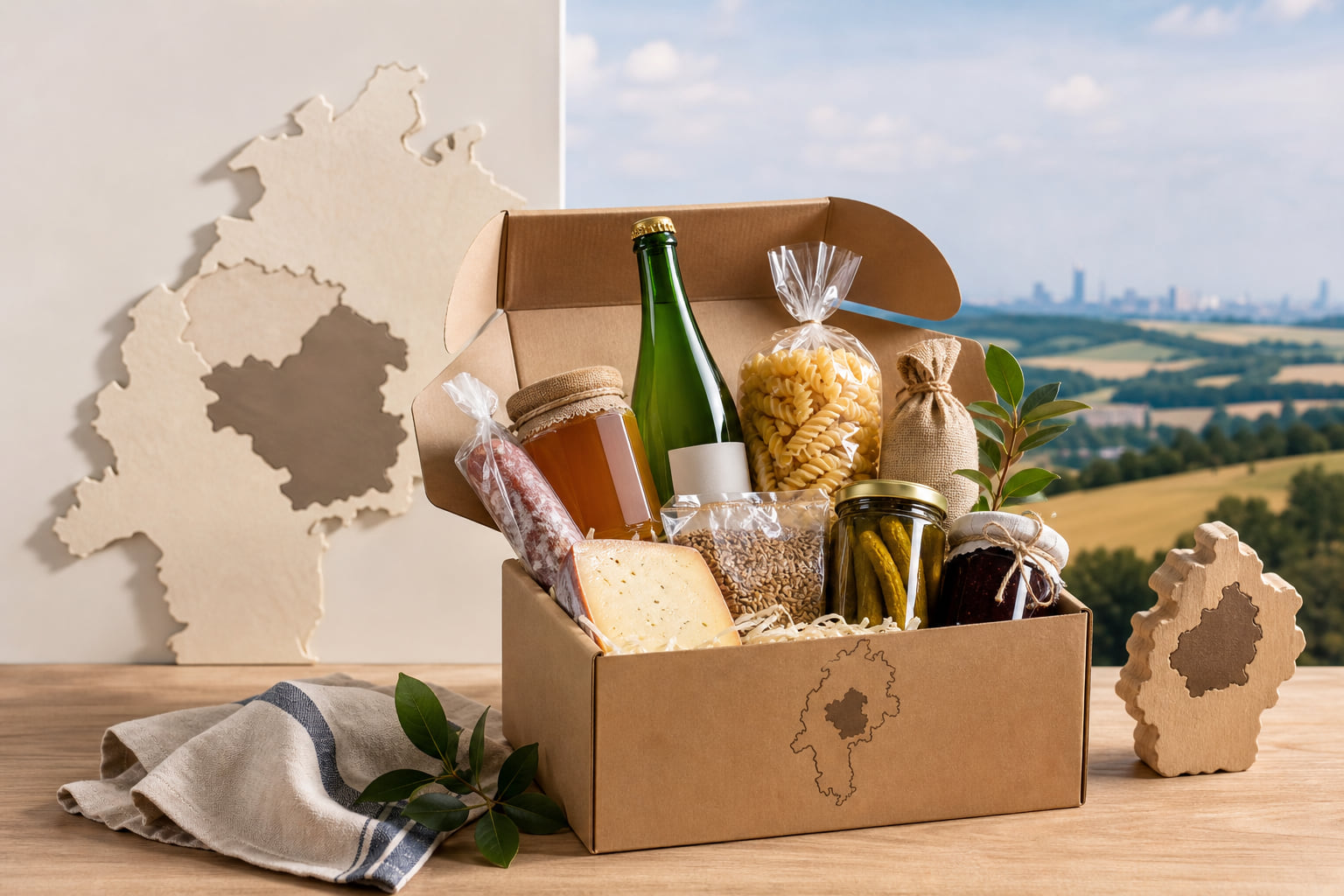 Hessen zum Verschenken: Wenn regionale Produkte in der Box landen